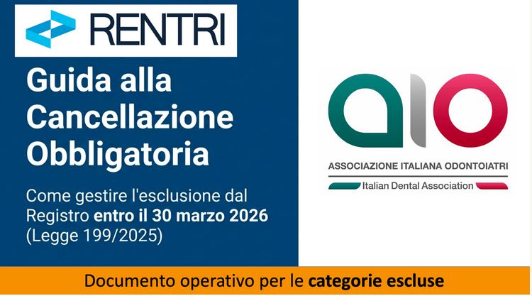 RENTRI, il 30 marzo data ultima per cancellarsi dal portale e dall’obbligo di tenere il registroPresentazione ricetta dematerializzata